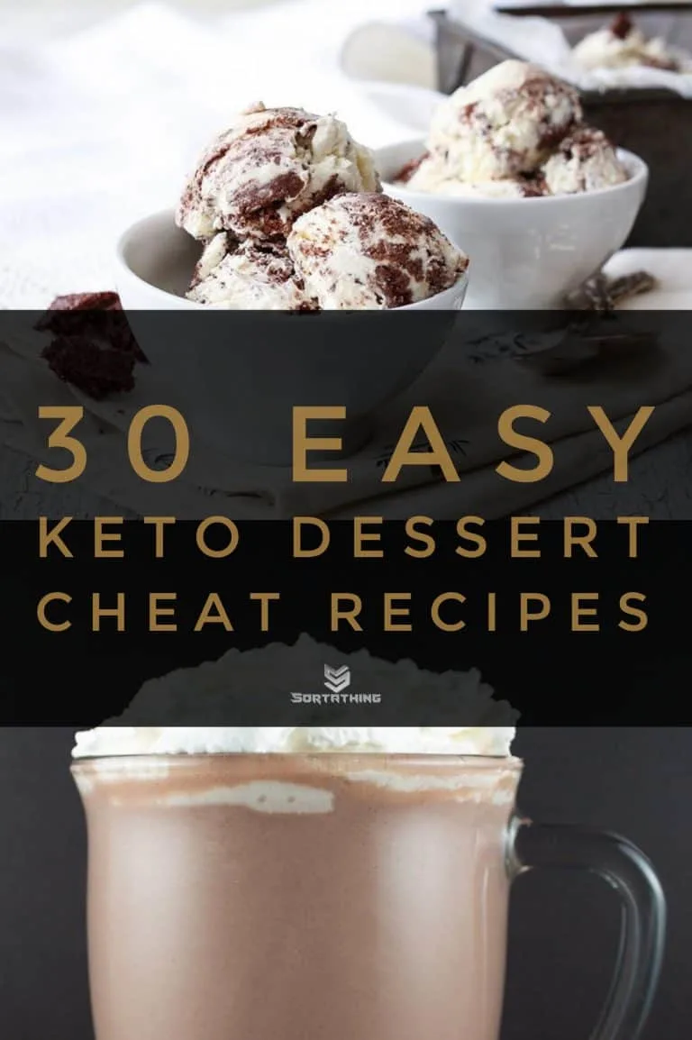 30 Easy Keto Dessert Recipes - Low Carb Sweets You'll Adore 1 - Sortathing Food & Health