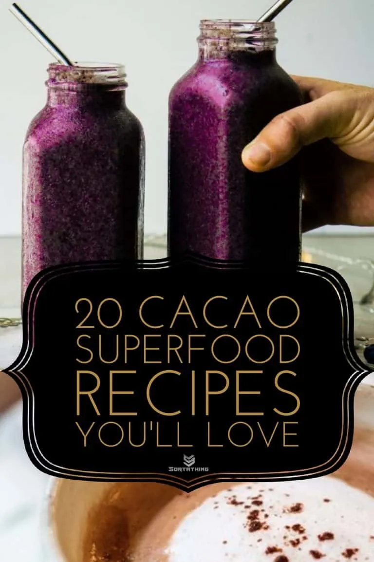 Superfood Hot Cacao Tonic & Blueberry Cacao Flaxseed Smoothie