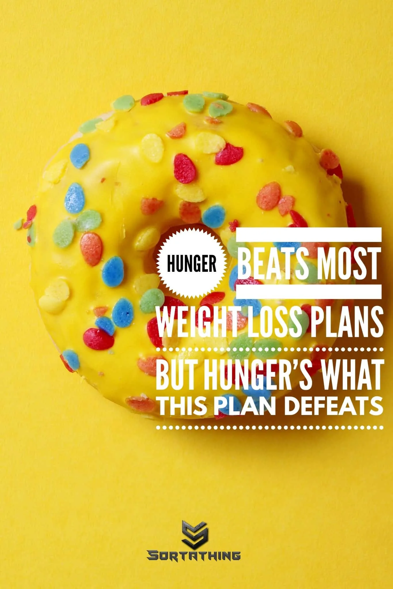 Weight loss plan doughnut