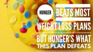 Weight loss plan donut