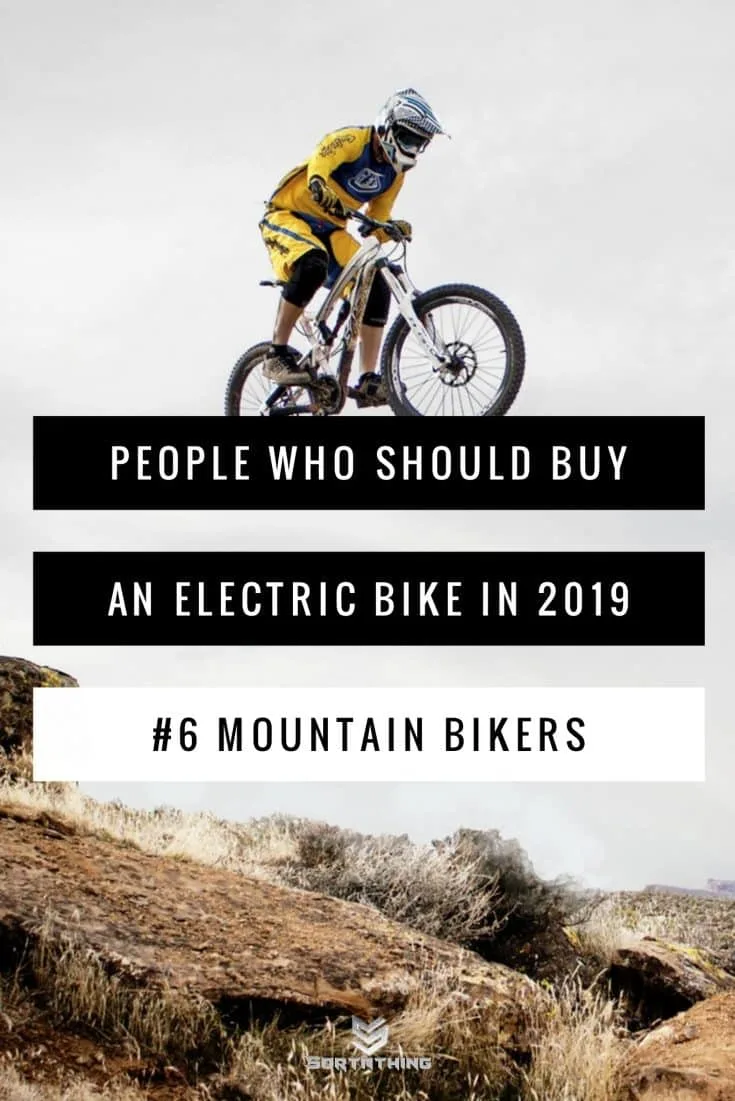 Electric mountain bikers