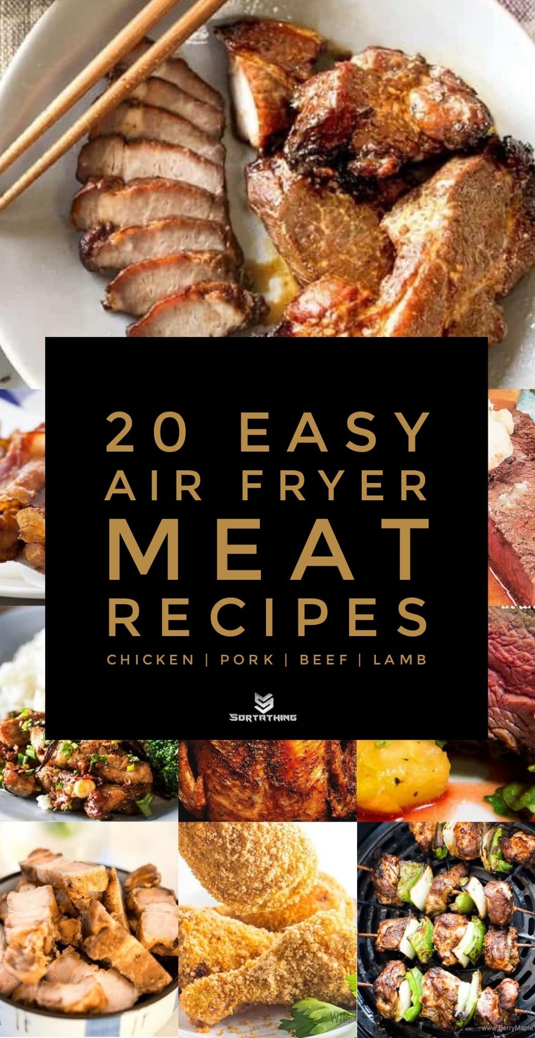 20 Easy Air Fryer Meat Recipes for Chicken, Pork, Beef & Lamb