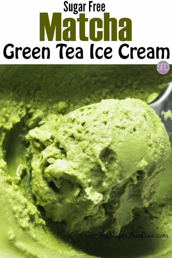 Sugar-Free Matcha Green Tea Ice Cream