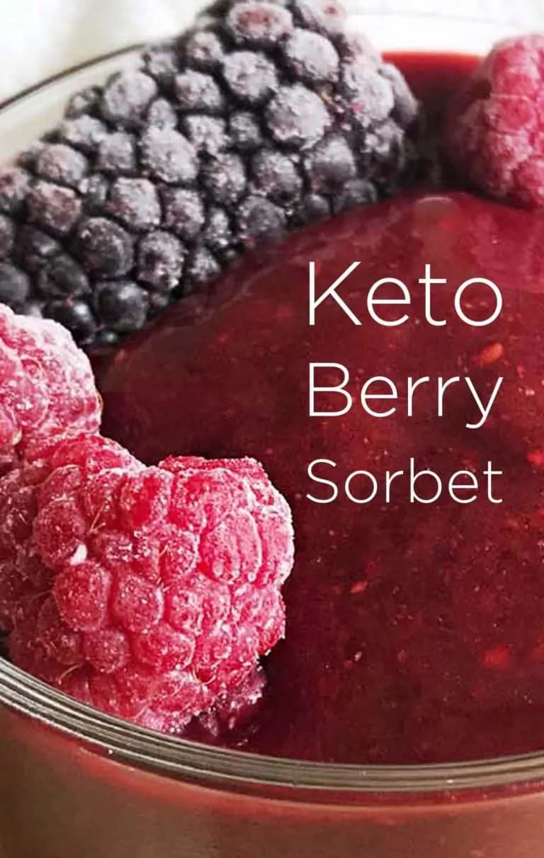 Keto Berry Sorbet