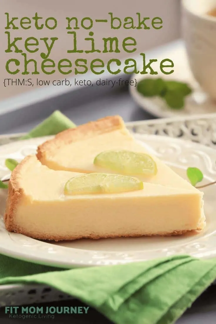 Keto No-Bake Key Lime Cheesecake