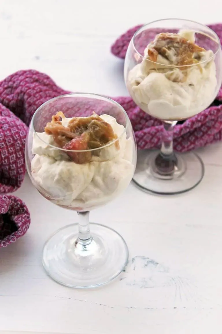 Keto Rhubarb Syllabub Recipe