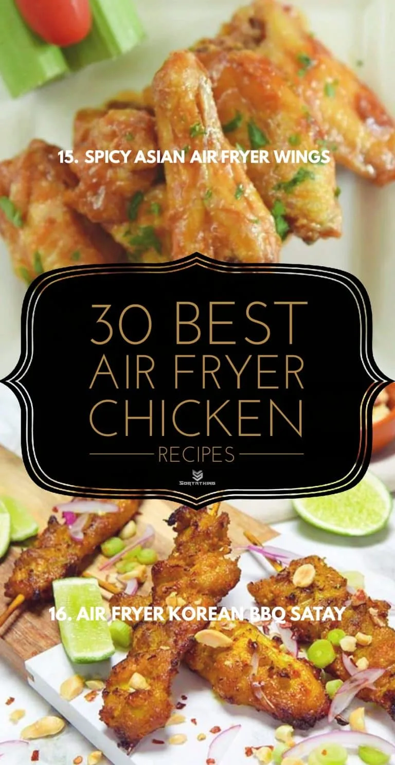 Spicy Asian Air Fryer Chicken Wings