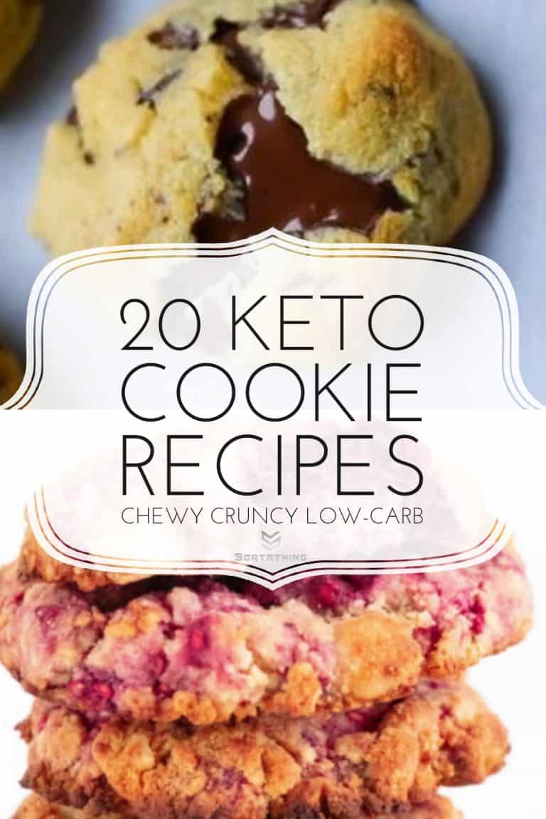 Keto Chewy Chocolate Chip Cookies & Keto Macadamia Raspberry Cookies
