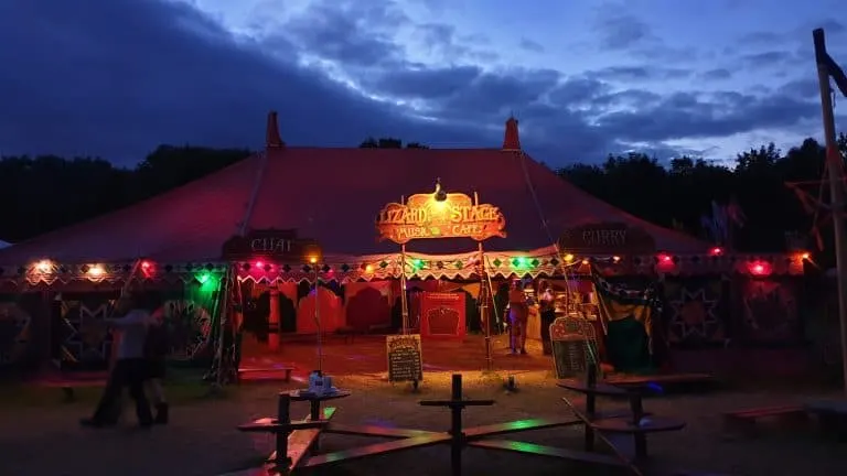 Lizard Stage Chai Tent Glastonbury 2019