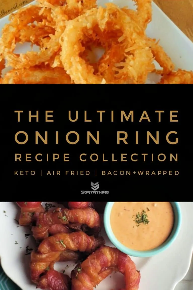 Crispy Coconut Onion Rings & Bacon Onion Rings with Adobe Aoili