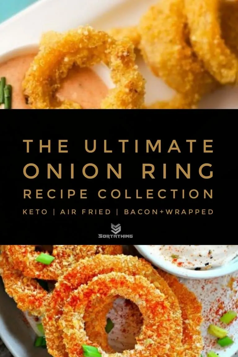 Quinoa Crusted Onion Rings & Vegan Buffalo Onion Rings