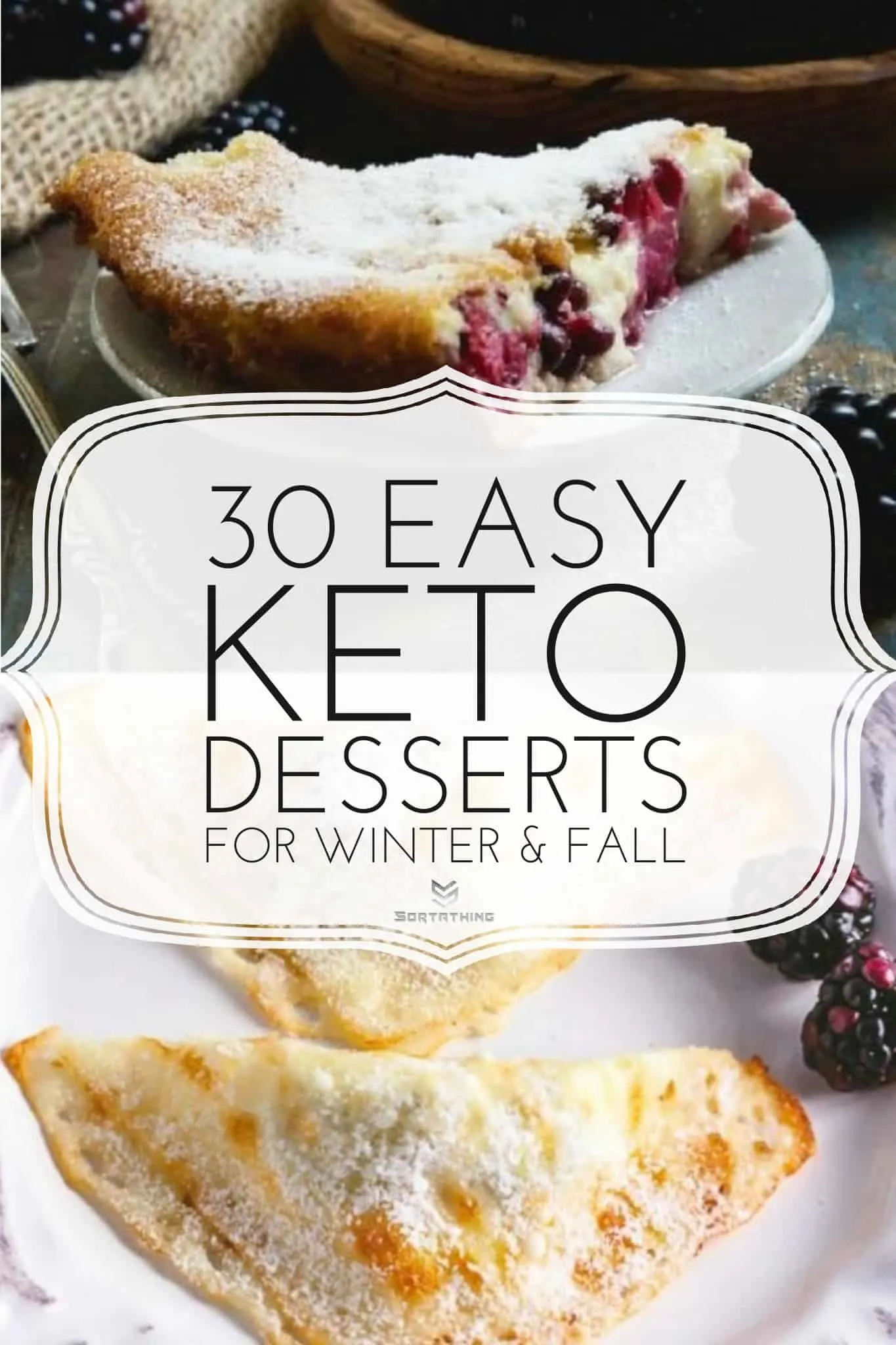 Easy Keto-Friendly Blackberry Clafoutis and Keto Blackberry Cheese Danish Turnovers