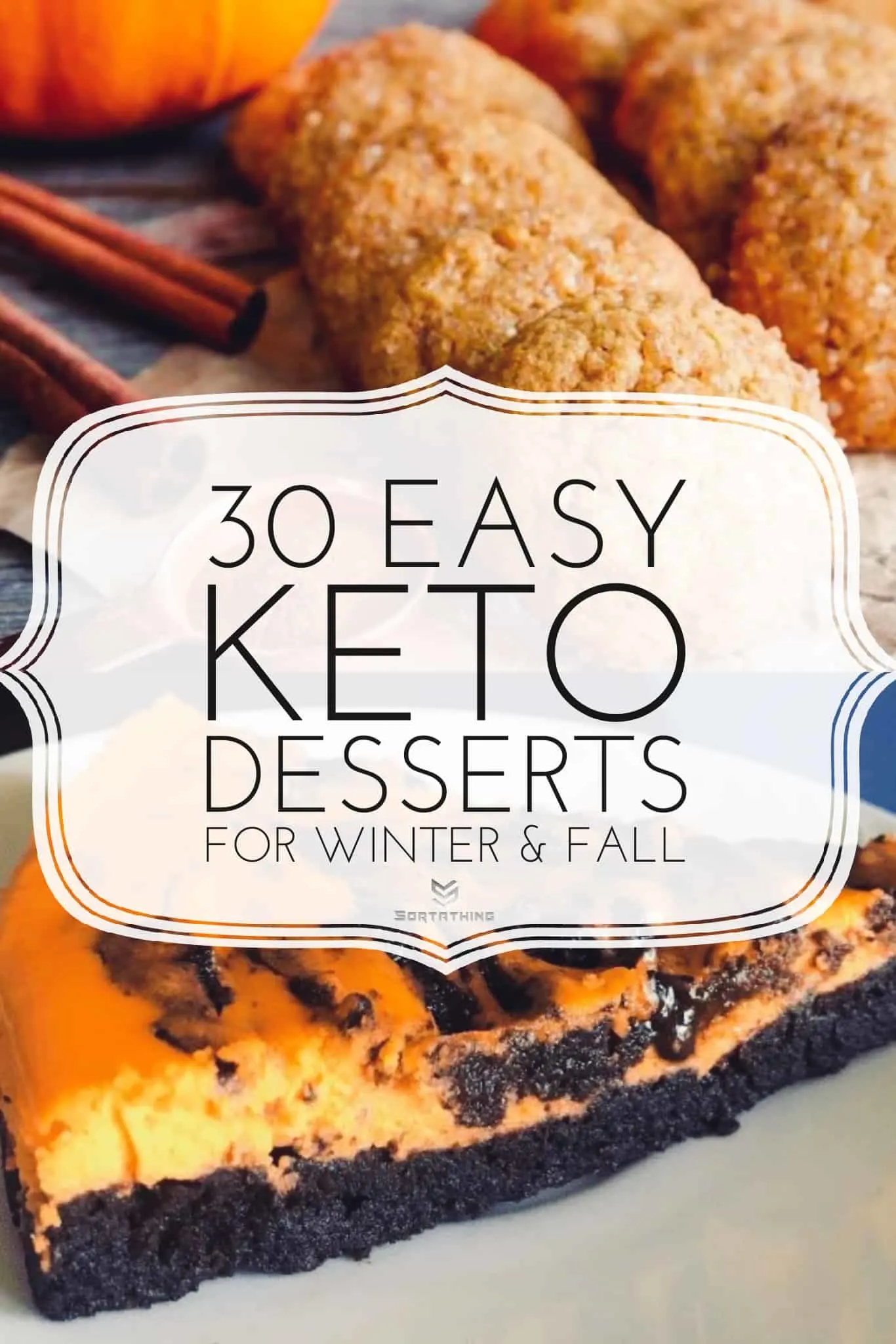 The Best Keto Pumpkin Spice Cookies and Decadent Halloween Brownie Cheesecake