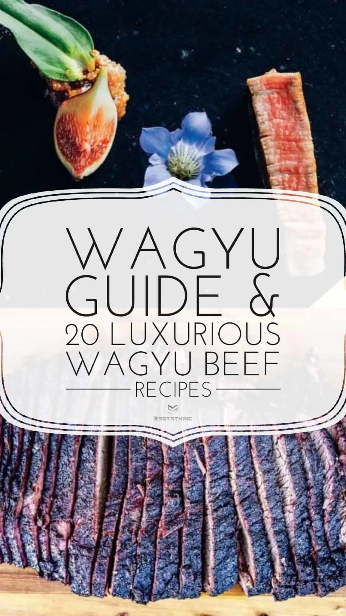 Grilled Wagyu Ribeye with Roasted Fig Miso and Smoked Wagyu Brisket