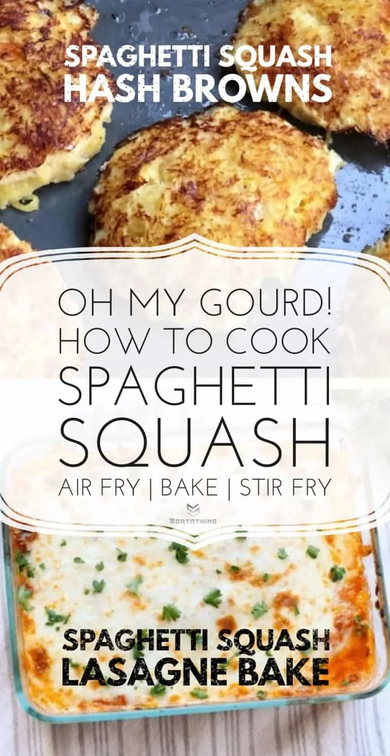 Spaghetti Squash Hash Browns & Lasagne