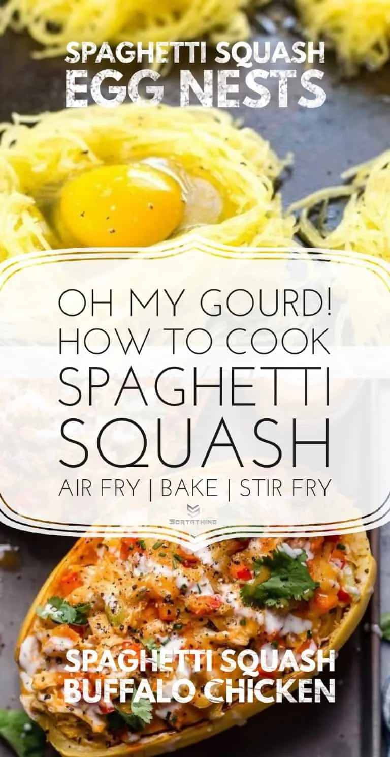 Spaghetti Squash Egg Nests