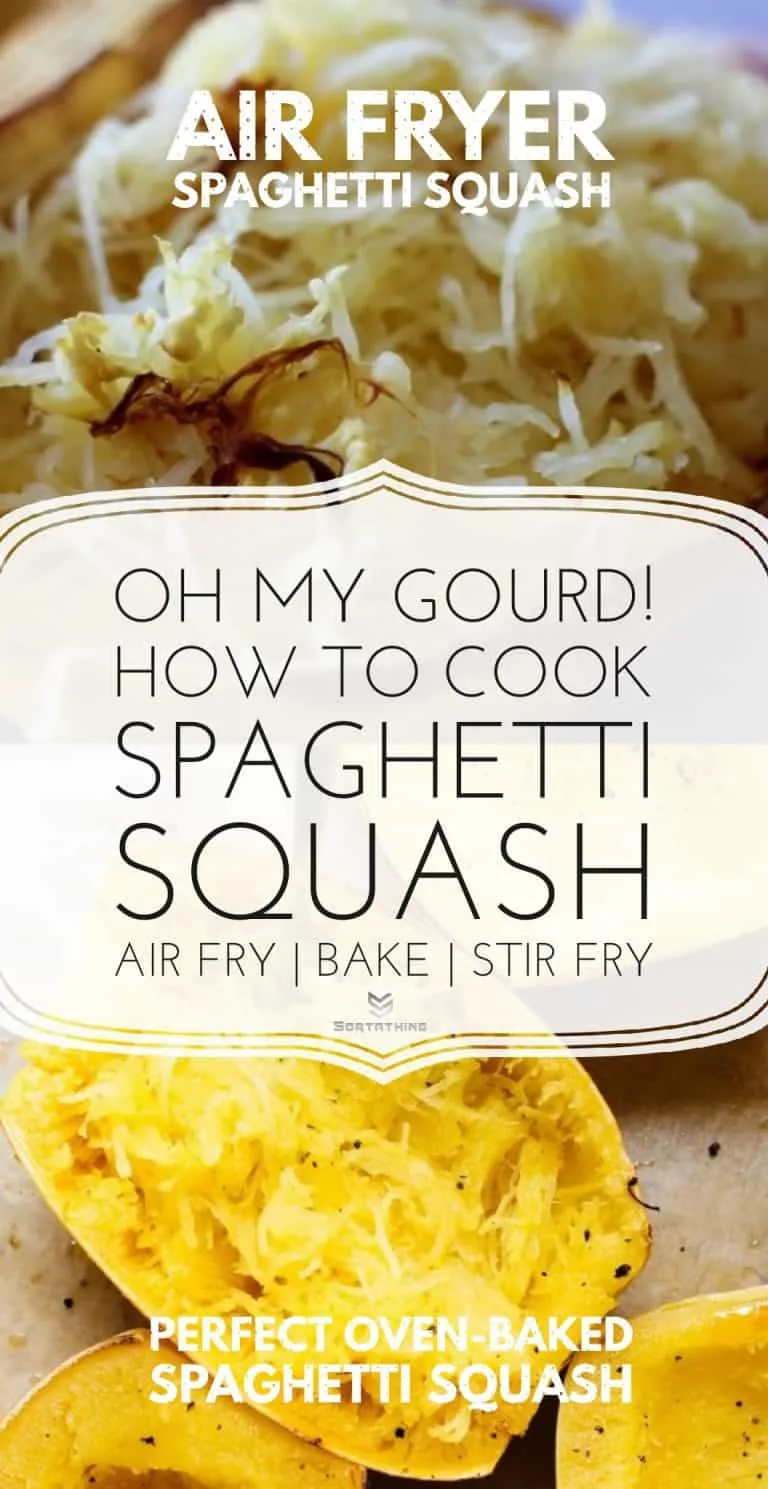 Air fryer spaghetti squash