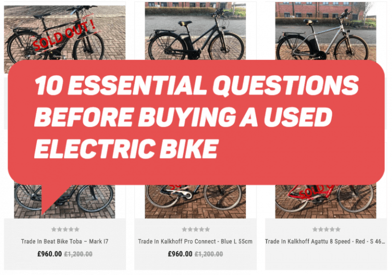 Used electric bikes for sale