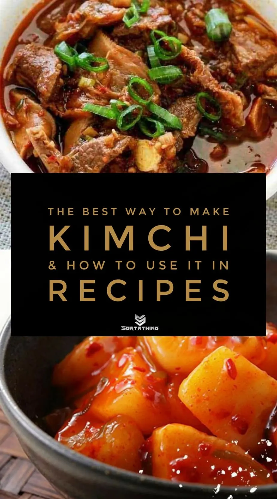 Kimchi Beef Stew and Daikon Radish Kimchi Recipe