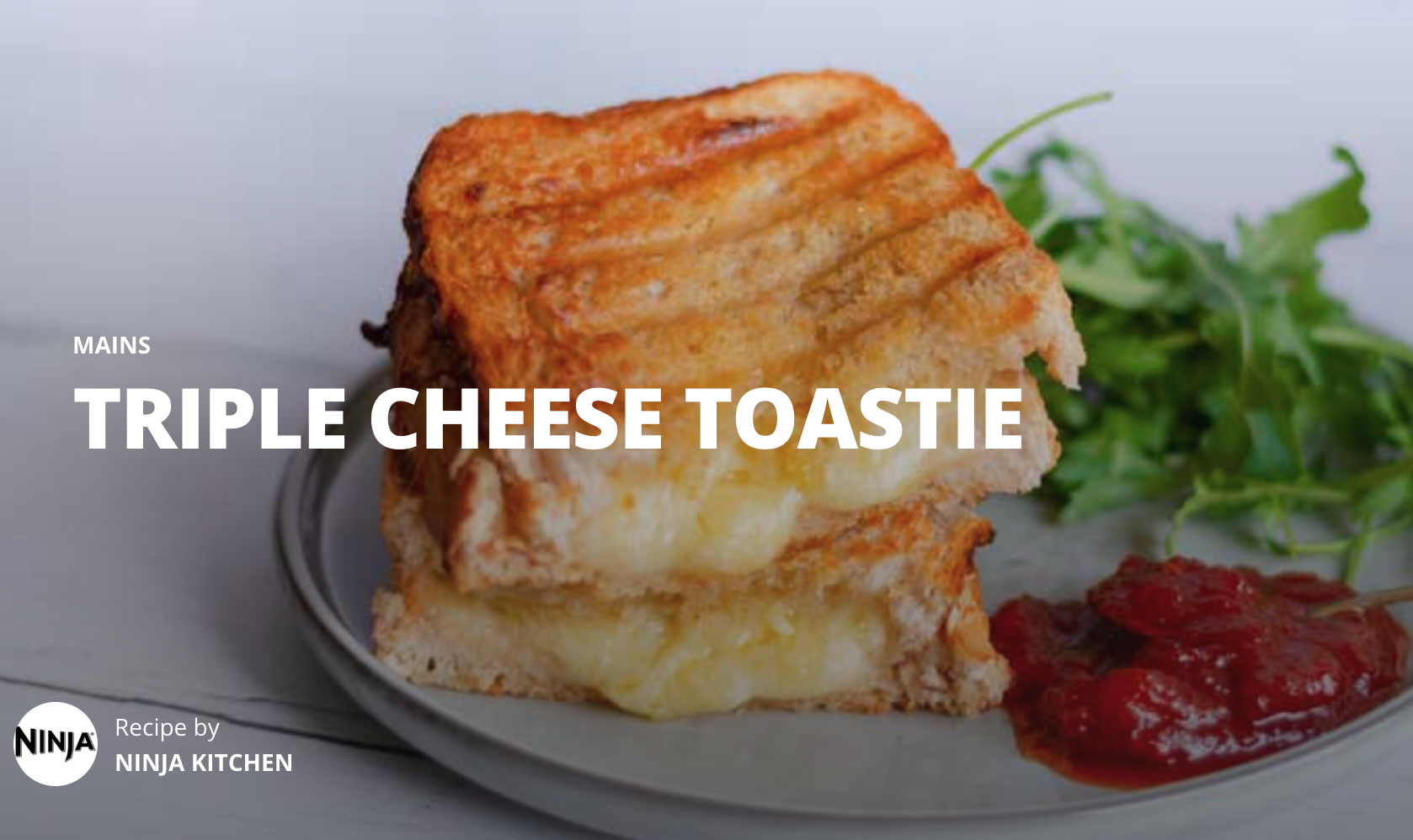 Triple Cheese Toastie with Ninja Food 3-in-1 toaster